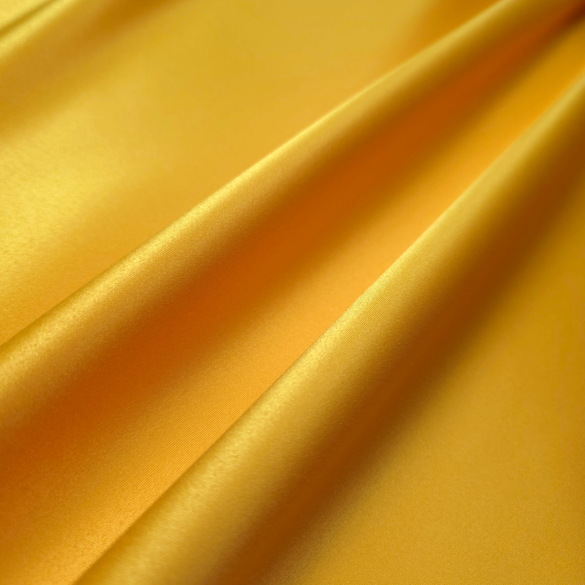 CANARY YELLOW PEAU DE SOIE PORCELAIN DULL SATIN FABRIC