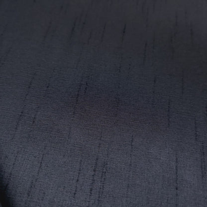 BLUE ASH NAVY GRAY FAUX SILK DUPIONI