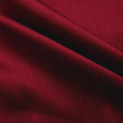 RED  BLACK REVERSIBLE DUPIONI SATIN