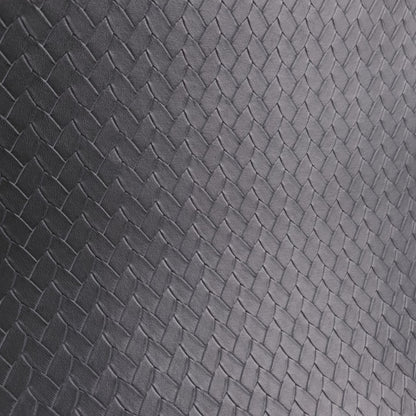 EMBOSSED WOVEN BLACK VINYL