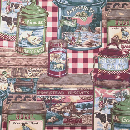 VINTAGE BLOOMCRAFT FARMHOUSE FABRIC