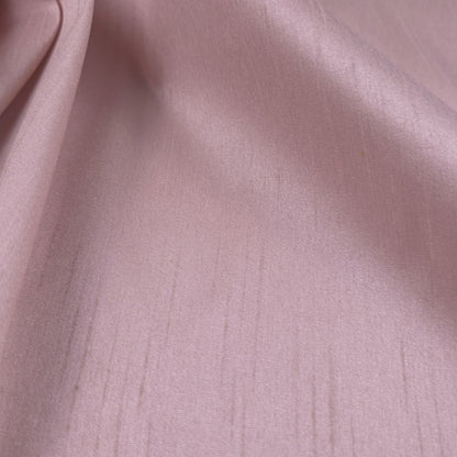 PINK BEIGE BLUSH FAUX SILK DUPIONI