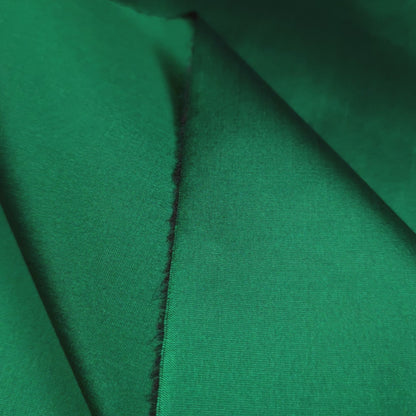 FAUX SILK LUXURY TAFFETA HUNTER GREEN