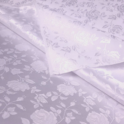 EMPRESS ROSE WHITE BROCADE