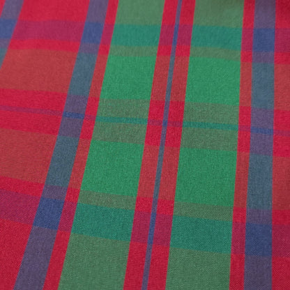 CHRISTMAS RIBBON PLAID TAFFETA