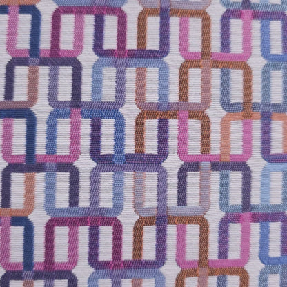 KNOLL TEXTILES DACTYL GEOMETRIC CHAIN LINK UPHOLSTERY
