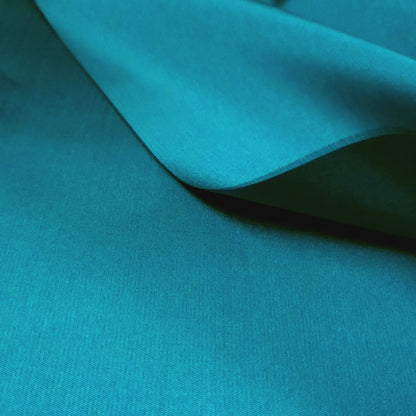 MIKADO GREEN TEAL LUSTER FABRIC