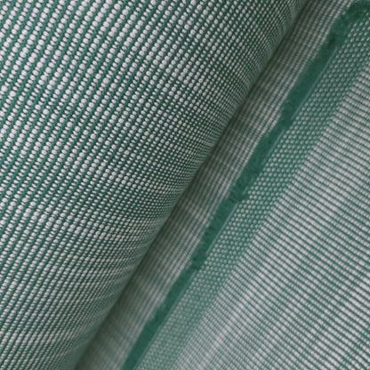 REVERSIBLE GREEN WHITE TAPESTRY UPHOLSTERY