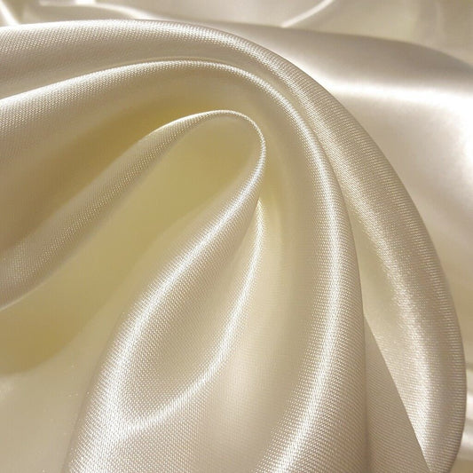 MEDIUM PLAIN SATIN GLOSSY NEUTRAL IVORY