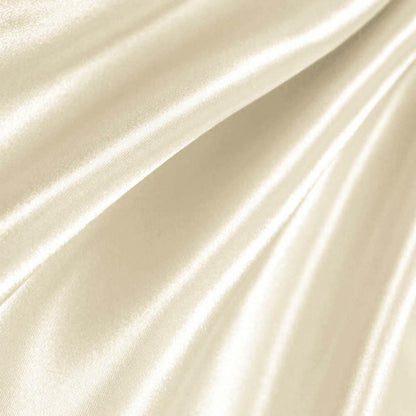 MEDIUM PLAIN SATIN GLOSSY NEUTRAL IVORY